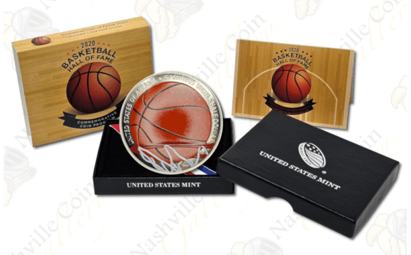 2014 Basketball Hall of Fame Commemorative Proof Half Dollar (Colorized)