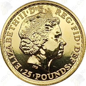 Great Britain 1/4 ounce Gold Britannia (Random Date)