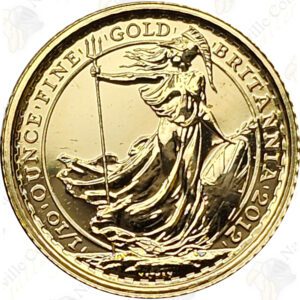 Great Britain 1/10 ounce Gold Britannia (Random Date)