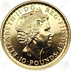 Great Britain 1/10 ounce Gold Britannia (Random Date)