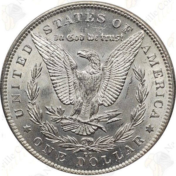 1891-CC Morgan Silver Dollar, Raw Uncirculated