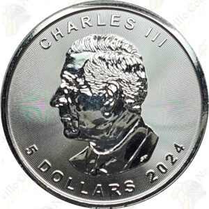 2024 Canada 1 oz .9999 fine silver Maple Leaf