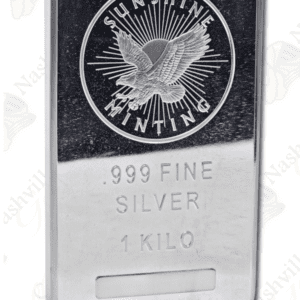 Sunshine Mint 1 kilo .999 fine silver bar