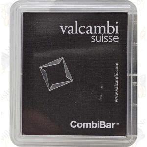 Valcambi 10 x 10 gram .999 fine silver CombiBar
