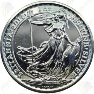 2014 Great Britain Silver Britannia – 1 oz – Uncirculated