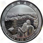 2017 "Canada The Great" 10 oz .9999 fine silver Niagara Falls