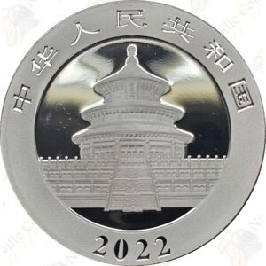 2022 30 gram CHINESE SILVER PANDA - 10 YUAN - UNCIRCULATED