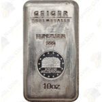 Geiger Edelmetalle 10 oz .999 fine silver bar