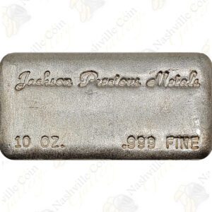 Jackson Precious Metals 10 oz .999 fine silver bar