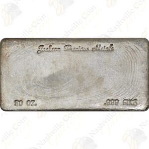 Jackson Precious Metals 50 oz .999 fine silver bar