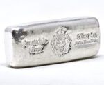 Scottsdale Mint cast 5 oz .999 fine silver bar