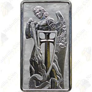 Scottsdale Archangel Michael 10 oz .999 fine silver bar