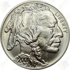 2001-D American Buffalo Commemorative Silver Dollar -- BU