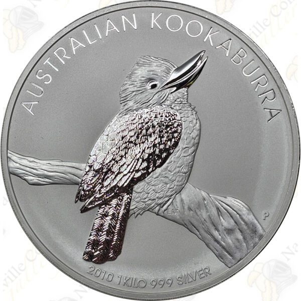 2010 Australia 1 Kilo .999 fine silver Kookaburra