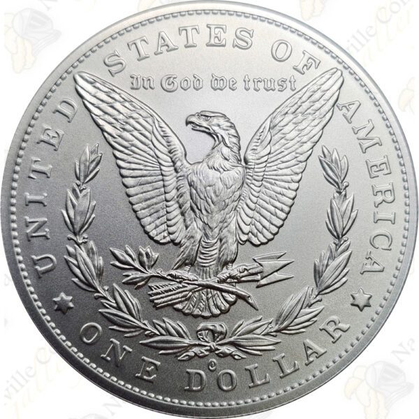 2021-O Morgan Silver Dollar with box and COA -- .858 oz pure silver.