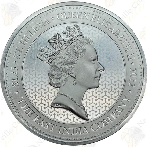 2022 St. Helena 1.25 oz .999 fine silver Guinea