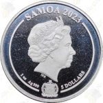 2023 Samoa 1 oz .999 fine silver BatMan