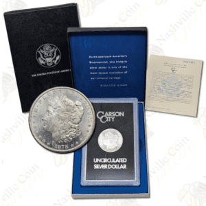 1878-CC GSA Morgan Silver Dollar w/box & COA