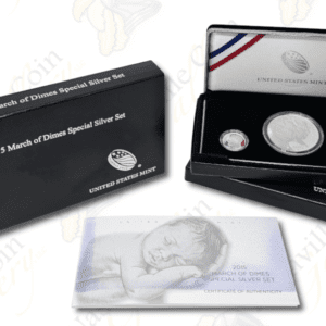 2015 March of Dimes 3-coin Special Silver Set