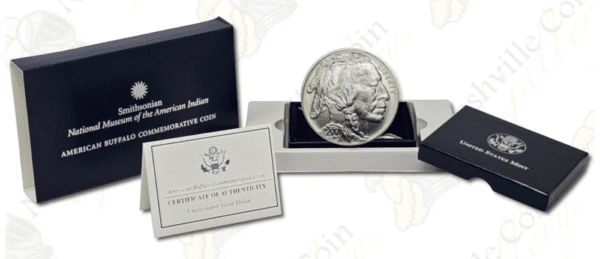 2001-D American Buffalo Commemorative Silver Dollar -- BU