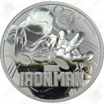 2018 Tuvalu 1 oz .9999 fine silver Marvel Ironman