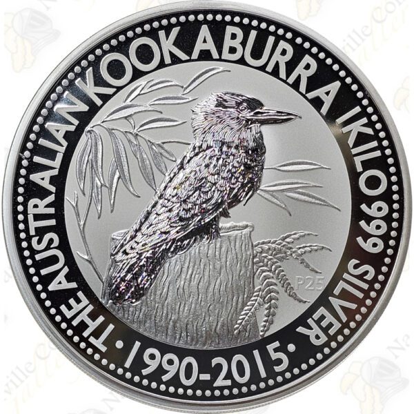 2015 Australia 1 Kilo .999 fine silver Kookaburra