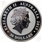2015 Australia 1 Kilo .999 fine silver Kookaburra