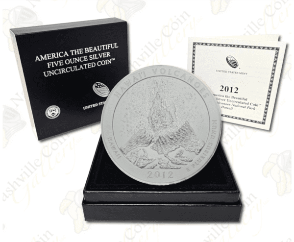 2012-P Hawaii Volcanoes 5-oz silver America the Beautiful