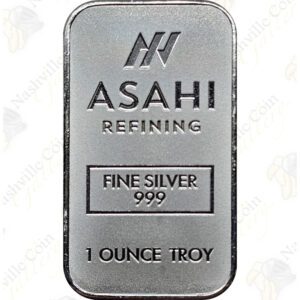 Asahi 1 oz .999 fine silver bar