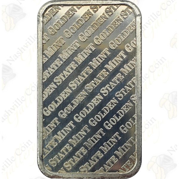 Golden State Mint 5 oz .999 fine silver bar