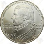 2005 Chief Justice John Marshall Uncirculated Commemorative Silver Dollar