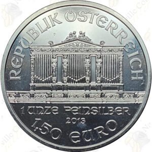 2013 Austria 1 oz fine silver Philharmonic