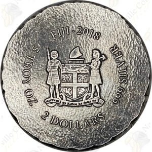 2018 Fiji (Scottsdale Mint) 5 oz .999 silver Terracotta Warriors
