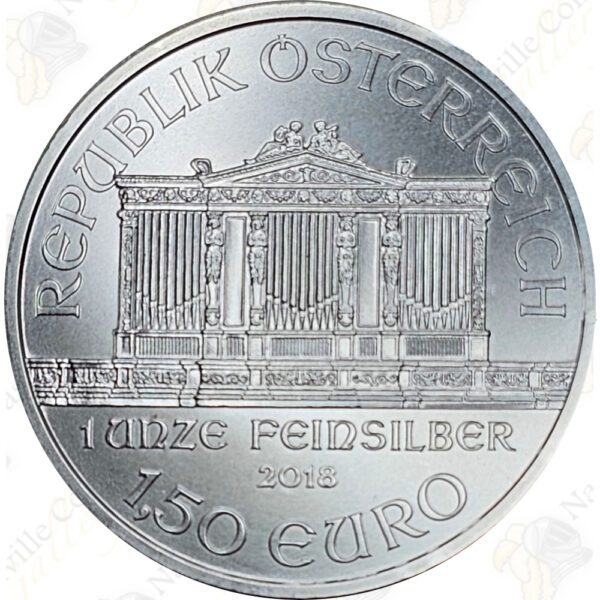 2018 Austria 1 oz fine silver Philharmonic