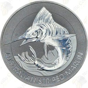 2020 Australia 1.5 oz .9999 fine silver Striped Marlin