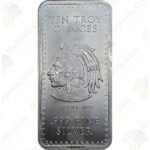 Golden State Mint Cuahtemoc / Aztec Calendar 10-oz silver bar