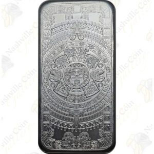 Golden State Mint Cuahtemoc / Aztec Calendar 10-oz silver bar