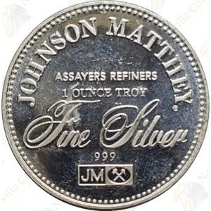 Johnson Matthey 1 oz .999 fine silver "The Right to Privacy"