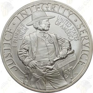 2015 U.S. Marshals Commemorative Uncirculated Silver Dollar