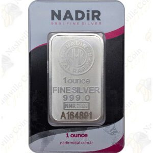 Nadir Refinery 1 oz .999 fine silver bar