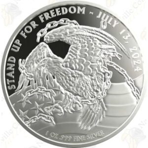 Trump "BulletProof" 1 oz .999 fine silver round