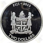 2013 Fiji 1 oz .999 fine silver Hawksbill Turtle (Taku)