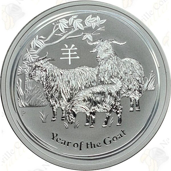 2015 Australia Lunar Series II 1-oz .999 silver Year of the Goat