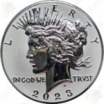 2023-S 2-pc Reverse Proof Morgan and Peace Dollar set