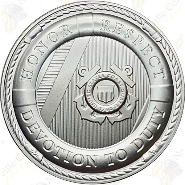 Coast Guard 1 ounce Silver Medal