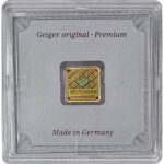 Geiger Edelmetalle 1 gram .9999 fine gold bar in assay card