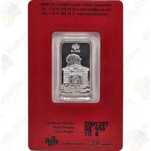 2018 PAMP Suisse 10 gram .999 fine silver Year of the Dog