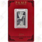 2014 PAMP Suisse 10 gram .999 fine silver Year of the Horse