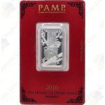 2016 PAMP Suisse 10 gram .999 fine silver Year of the Monkey