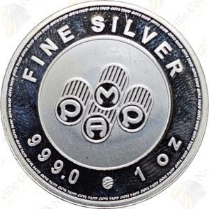 PAMP 1 oz .999 silver round